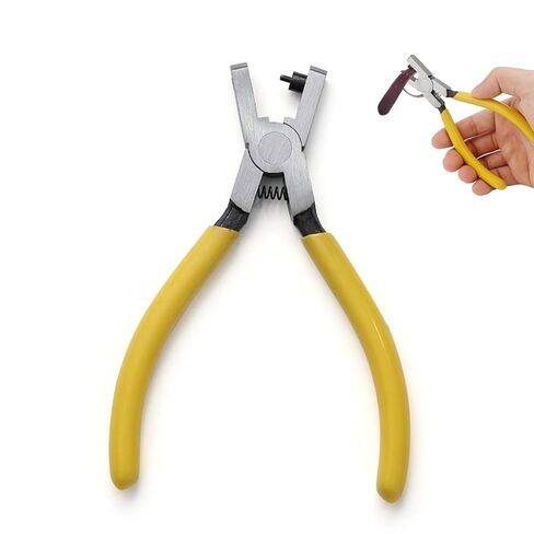 1PCS Watch Belt Hole Puncher Plier, 5Inch 2.0mm Universal Hand Round Eyelet Punches Tool for Dog Collars DIY Home Craft Projects in Saudi Arabia
