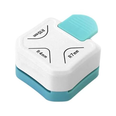 أداة تشذيب الزوايا الصغيرة 3 في 1، أداة تشذيب مستديرة متينة R4/R7/R10mm أداة تشذيب الزوايا المستديرة DIY، أداة تقطيع الورق، خرامة القصاصات (أبيض) in Saudi Arabia