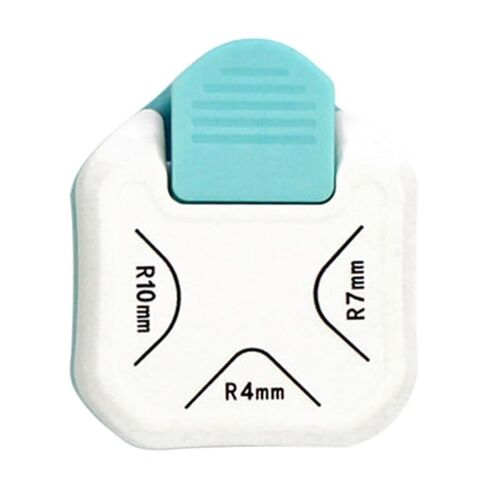 أداة تشذيب الزوايا الصغيرة 3 في 1، أداة تشذيب مستديرة متينة R4/R7/R10mm أداة تشذيب الزوايا المستديرة DIY، أداة تقطيع الورق، خرامة القصاصات (أبيض) in Saudi Arabia