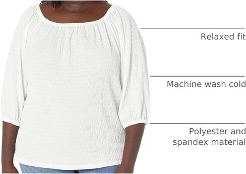 Tommy Hilfiger Women's Sportswear Peasant Top in Saudi Arabia