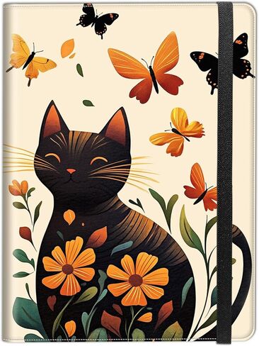 Professional Padfolio with Clipboard,Faux Leather Portfolio Folder for A4 Letter Size Paper,Business Organizer for Office,Resume & Meetings,Howling Wolf Moon-2 in Saudi Arabia