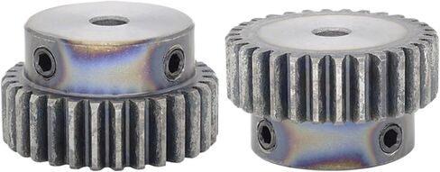 1M30T Spur Gear Bore 5/6/6.35/7/8/10 /12/12.7/14/15/16/17mm Carbon Steel 1Pcs(1M30T-Bore 14x5x2.3) in Saudi Arabia