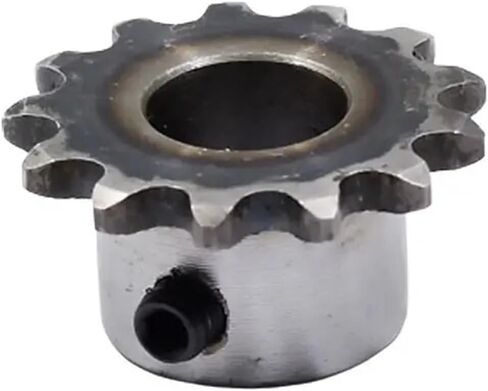 04C Sprocket 14Teeth Inner Hole 6/8/10/12/14/15mm 25H 45# Steel Screw M5 1/2/3/4Pcs(14mm,2pcs 14 Teeth) in Saudi Arabia