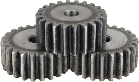 Spur Gear 2M22/23/24/25T Hole 10mm 45#Carbon Steel Thickness 20mm 1Pcs(2M22T-Bore 10 mm) in Saudi Arabia
