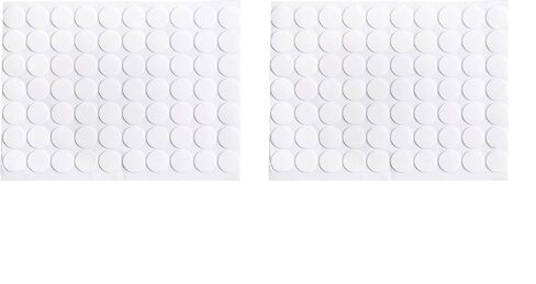 Teensery 210 Count Transparent Double-Sided Tape Stickers Round Acrylic No Traces Adhesive Sticker Creative Super Sticky Waterproof Small Stickers 2 cm/0.8 inch in Kuwait