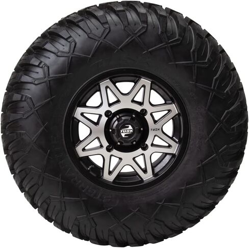 Tusk 4/137 Tintic Wheel 14x7 5.0 + 2.0 Machined/Black Compatible with Can-Am Maverick Sport 1000R X RC 2019-2022 in Saudi Arabia