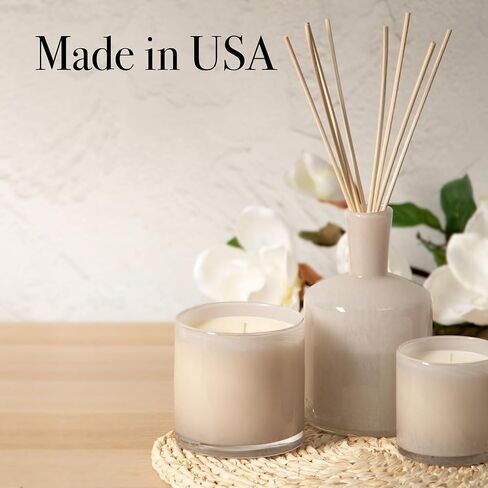 LAFCO New York Reed Diffuser Refill, Amber Black Vanilla - 8.4 oz - Up to 4-Month Fragrance Life - Includes Natural Wood Reeds - Free of Dyes & Propellants - Made in The USA in Saudi Arabia