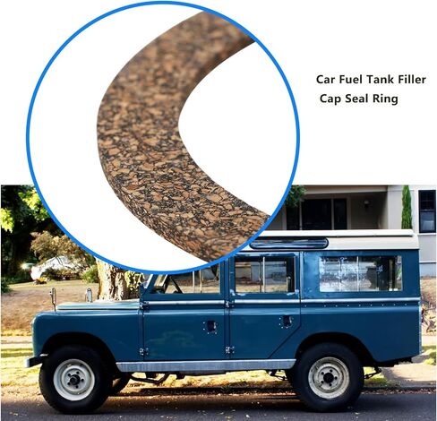 غطاء فتحة تعبئة خزان وقود السيارة حلقة مانعة للتسرب 261509 551743 فلين متوافق مع طراز Land Rover Series 1 1948-1958 in Kuwait