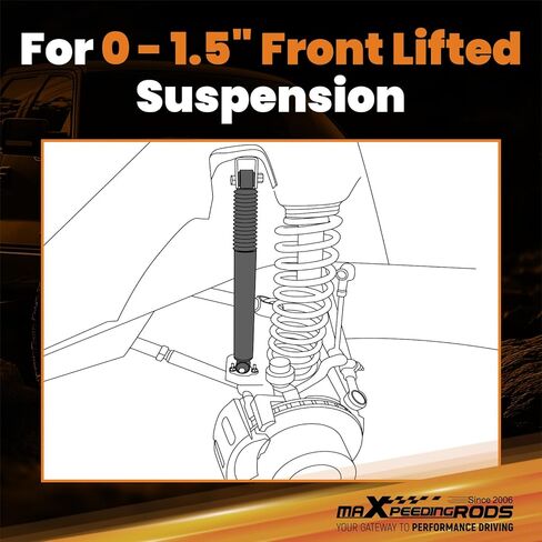 صدمات أمامية للرفع من maXpeedingrods Fit 0-1.5 بوصة لسيارة Ford F-350 F-250 2005-2025 Super Duty 4WD، إصدار G1 in Kuwait