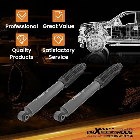 صدمات أمامية للرفع من maXpeedingrods Fit 0-1.5 بوصة لسيارة Ford F-350 F-250 2005-2025 Super Duty 4WD، إصدار G1 in Kuwait