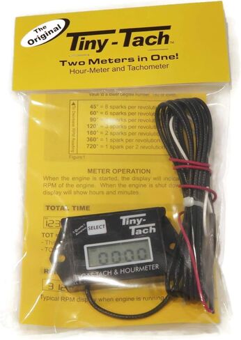 The ROP Shop OEM Tiny Tach الرقمية المقاومة للماء، عداد سرعة الدوران، مؤقت العمل، عداد RPM in Saudi Arabia