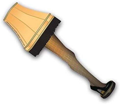 Leg Lamp WiperTags accessory for Christmas attach to rear vehicle wiper blades in Saudi Arabia
