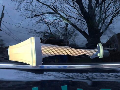 Leg Lamp WiperTags accessory for Christmas attach to rear vehicle wiper blades in Saudi Arabia