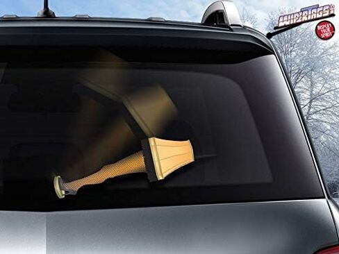 Leg Lamp WiperTags accessory for Christmas attach to rear vehicle wiper blades in Saudi Arabia