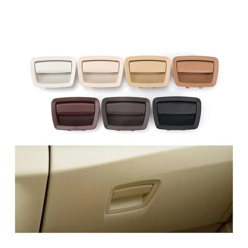 Glove Box Handle Switch Car Interior Door Handles Passenger Sundries Storage Trunk Compatible for BMW 5 Series F10 F11 7 Series F01 F02(Black) in Saudi Arabia