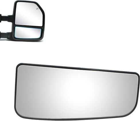 Mirror Glass fit for 2015-2020 Ford F-150 2017-2020 Ford F-250 F-350 F-450 F-550 Super Duty OEM Lower Glass Passenger Right Side With Backing Plate Heated in Saudi Arabia