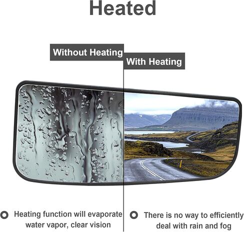 Mirror Glass fit for 2015-2020 Ford F-150 2017-2020 Ford F-250 F-350 F-450 F-550 Super Duty OEM Lower Glass Passenger Right Side With Backing Plate Heated in Saudi Arabia