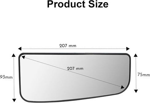 Mirror Glass fit for 2015-2020 Ford F-150 2017-2020 Ford F-250 F-350 F-450 F-550 Super Duty OEM Lower Glass Passenger Right Side With Backing Plate Heated in Saudi Arabia