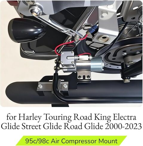 95c/98c حامل ضاغط الهواء لـ Viair لـ Harley Touring Road King Electra Glide Street Glide Road Glide 2000-2023 in Kuwait