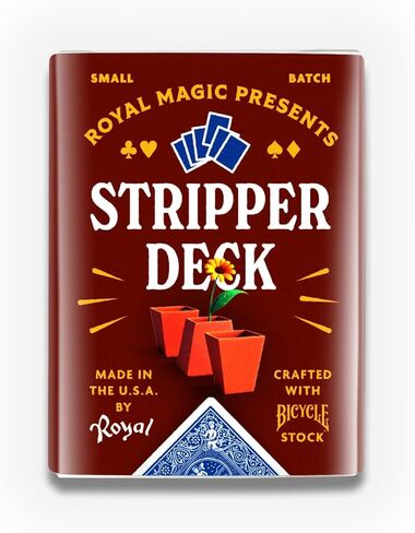 Stripper Deck Kit with Bicycle Playing Cards – Learn 125 Plus Magic Tricks Using Deck of Cards, Magic Cards & Professional Trick Routines for Beginners, Kids & Adults (Blue) in Saudi Arabia
