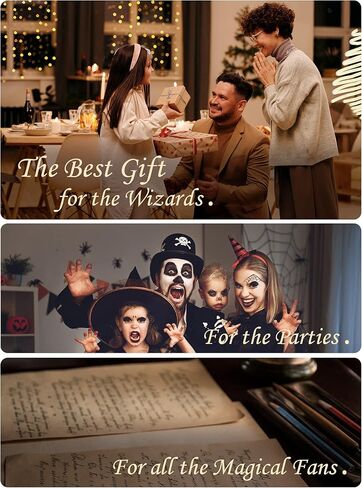 عصا المعالج، الصولجانات السحرية التأثيرية للساحرات، الصولجانات لجمع مستلزمات حفلات عيد الميلاد والهالوين، تتضمن القلادة (المثابرة) in Kuwait