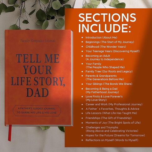 مجلة Mom Tell Me Your Life Story الجلدية (غلاف مقوى) - تذكار إرث عائلي مع + 275 مطالبة لمشاركة كتاب قصة حياته وذكرياته، وعيد الأم، وهدية عيد الميلاد من الابنة والابن in Saudi Arabia