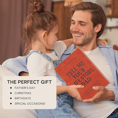 مجلة Mom Tell Me Your Life Story الجلدية (غلاف مقوى) - تذكار إرث عائلي مع + 275 مطالبة لمشاركة كتاب قصة حياته وذكرياته، وعيد الأم، وهدية عيد الميلاد من الابنة والابن in Saudi Arabia