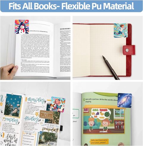 Sublimation Bookmark Blanks PU Leather Corner 20 PCS 2.3x2.3 Inch for Double-Side Heat Transfer in Kuwait