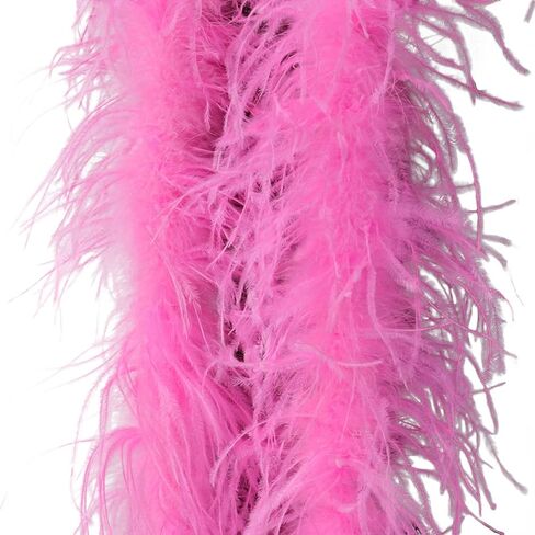 ECYC 39.37 inch Ostrich Feather Boas, 4 Ply Long Boas Costume Decoration Feather Boa for DIY Crafts Wedding Party Clothing Decoration,Champagne in Saudi Arabia