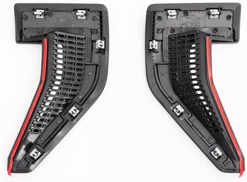 Ford 2021-2024 F-150 Ford Performance Gloss Black Fender Emblem Badge Vents Pair M-1447-FPVENT in Saudi Arabia