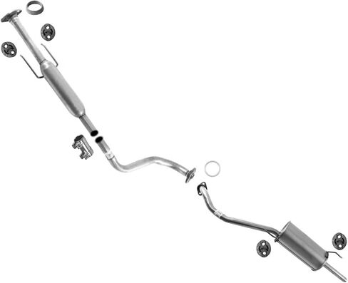 Exhaust System Rear Resonator Muffler Pipe for 2012-2016 Nissan Versa 1.6L in Saudi Arabia