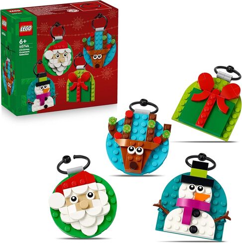 LEGO 40744 Christmas Ornaments Selection Toy Birthday Present Blocks Educational Girls Boys Children 6 7 8 9 Year Old Mom Father Painting Art in Saudi Arabia