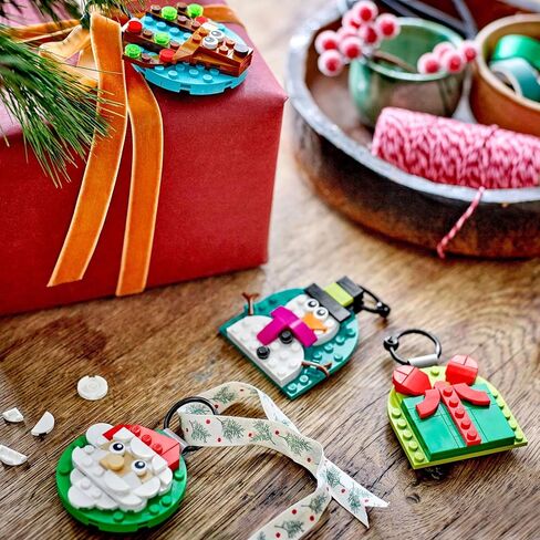 LEGO 40744 Christmas Ornaments Selection Toy Birthday Present Blocks Educational Girls Boys Children 6 7 8 9 Year Old Mom Father Painting Art in Saudi Arabia