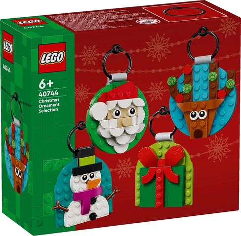 LEGO 40744 Christmas Ornaments Selection Toy Birthday Present Blocks Educational Girls Boys Children 6 7 8 9 Year Old Mom Father Painting Art in Saudi Arabia