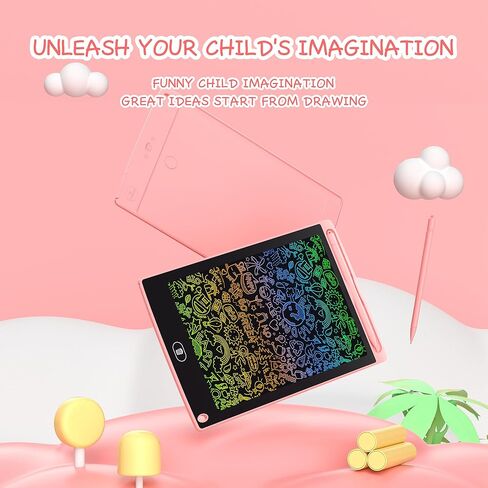 20 قطعة من تابلت رسم LCD للكتابة - 8.5 بوصة لوحة رسم ملونة قابلة للمسح، وسادات رسم إلكترونية قابلة للمسح، هدايا ألعاب تعليمية للأطفال في عيد الميلاد وأعياد الميلاد وعمر المدرسة 3-8 (أزرق، أحمر، أخضر، وردي، أسود) in Kuwait