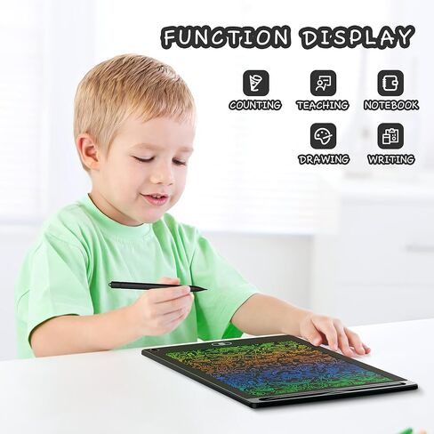 20 قطعة من تابلت رسم LCD للكتابة - 8.5 بوصة لوحة رسم ملونة قابلة للمسح، وسادات رسم إلكترونية قابلة للمسح، هدايا ألعاب تعليمية للأطفال في عيد الميلاد وأعياد الميلاد وعمر المدرسة 3-8 (أزرق، أحمر، أخضر، وردي، أسود) in Kuwait
