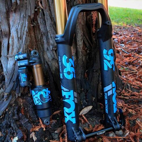 Fox Racing Shox Heritage Fork and Shock Decal Kit Silver, One Size in Saudi Arabia