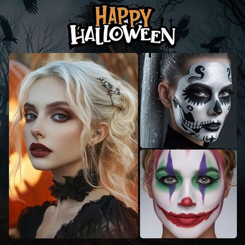 Makeup Special Effects Dirt Powder, Professional Charred Ash Special Effects Powder, Gray Stone & Charred Ash Texture for Halloween Makeup, Cosplay, SFX Theater & Film, Skeleton Skull&Clown Make Up in Saudi Arabia