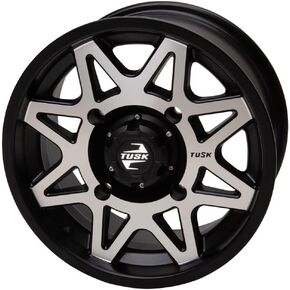 4/156 Tusk Tintic Wheel 14x7 5.0 + 2.0 Machined/Black For Polaris RANGER 800 XP 2010-2012 in Saudi Arabia