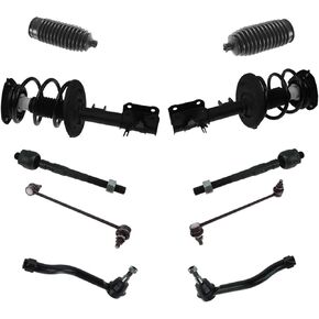 Front Steering & Suspension Kit Complete Struts Ball Joints Tie Rods 10 Piece Sealed for Nissan for Altima 2007-2012 223-4141 54668-1AA0A in Saudi Arabia