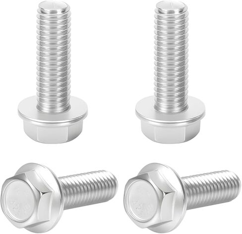8PCS Car Top Front Skid Plate Bolts, Automotive Replacement Bolts, 12 mm Hex Head Stainless Steel Skid Plate Screws Replacement, Car Accessories Fit for 4Runner FJ Cruiser Land Cruiser (8PCS) in Saudi Arabia