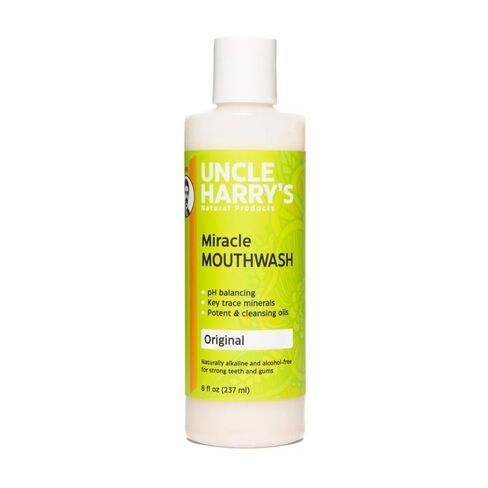 Uncle Harry's Certified Organic Oral Swish for Ayurvedic Oil Pulling | Sesame Oil, Oregano, & Clove | Whitening Mouthwash Treatment for Healthy Teeth & Gums (4 oz) in Saudi Arabia