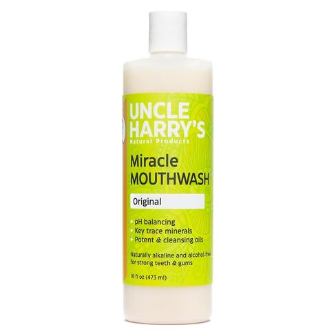 Uncle Harry's Certified Organic Oral Swish for Ayurvedic Oil Pulling | Sesame Oil, Oregano, & Clove | Whitening Mouthwash Treatment for Healthy Teeth & Gums (4 oz) in Saudi Arabia