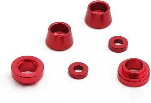 RC Car Replacement For Tamiya For TT02 For TT-02 1/10 1 Set Metal Steering Flange Bushing Gasket Suitable RC Car Upgrade Accessories Parts(Blue) in Saudi Arabia