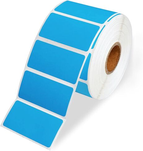2" x 1" Direct Thermal Labels for UPC Barcodes, Address, Perforated & Compatible with All Kinds of Thermal Label Printer and Desktop Printers (1 Roll, 1200/Roll) in Saudi Arabia