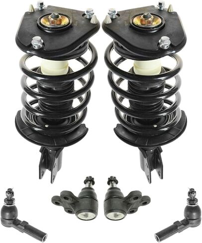 6pc Steering & Suspension Kit Strut & Spring Assemblies Tie Rods End Links for Buick for LeSabre,for Cadillac for DeVille,for Olds for Aurora,for Pontiac for Bonneville in Saudi Arabia