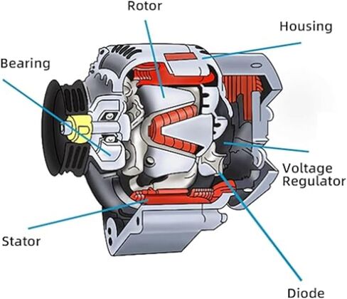 37300-2G150 المولد 2.4L متوافق مع 2010-2013 هيونداي سوناتا كيا أوبتيما استبدال # TG11C087 11066 15598 in Kuwait