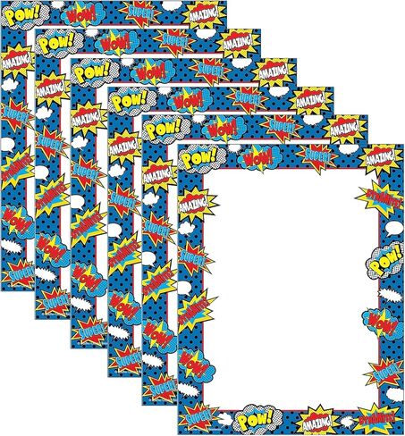 Teacher Created Resources Superhero Computer Paper, 8.5-inch x 11-inch, 50 Sheets/Pack, 6 Packs (TCR5629-6) in Saudi Arabia