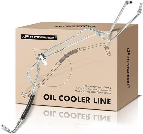 A-Premium Transmission Oil Cooler Line Hose Assembly Compatible with Ford Explorer, Explorer Sport Trac & Mercury Mountaineer, 2007 2008 2009 2010, 4.0L in Saudi Arabia