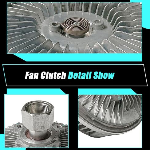 Electronic Radiator Cooling Fan Clutch 2906 Compatible with Dodge Ram 1500 2500 3500 Pickup Ram 1500 Classic 2500 3500 4000 2011-2018 V8 5.7L 55057152AA 55057087AA in Saudi Arabia